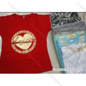 Übergroßes Damen-T-Shirt in Übergröße (2XL-4XL) TURKISH FASHION TMWG22GYA0370-1