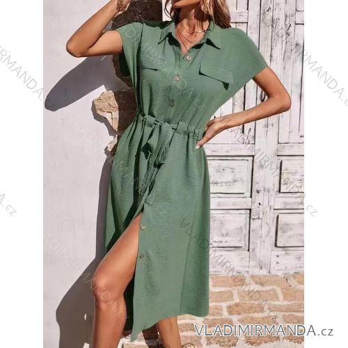 Übergroßes Kleid mit Fliege für Damen (S / M / L / XL / 2XL ONE SIZE) ITALIAN FASHION IMD22493