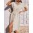 Übergroßes Kleid mit Fliege für Damen (S / M / L / XL / 2XL ONE SIZE) ITALIAN FASHION IMD22493