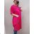 Kleid Oversize Kurzarm Damen (4XL/5XL ONE SIZE) ITALSKÁ MÓDA IM422026 2XL/3XL schwarz