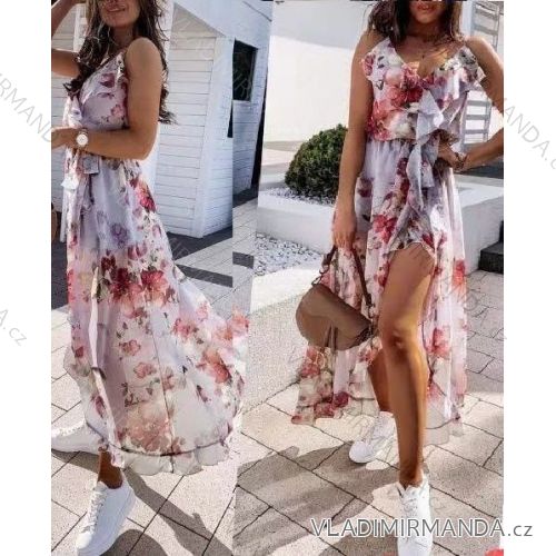 Kleid mit 3/4 Ärmeltasche für Damen (uni sl) ITALIAN Fashion IM3181746
