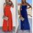 Kleid mit 3/4 Ärmeltasche für Damen (uni sl) ITALIAN Fashion IMWD20527