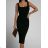 Kleid mit 3/4 Ärmeltasche für Damen (uni sl) ITALIAN Fashion IM3181746