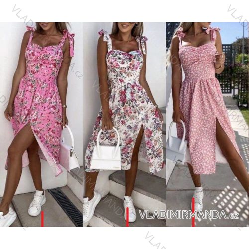 Kleid mit 3/4 Ärmeltasche für Damen (uni sl) ITALIAN Fashion IM3181746