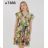 Elegantes kurzärmeliges Damenkleid (uni s-m) ITALIAN FASHION IMM225969