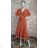 Damen Langarmkleid Plus Size (XL / 2XL / 3XL ONE SIZE) POLISH FASHION PMLT22003