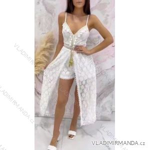 Kleid mit 3/4 Ärmeltasche für Damen (uni sl) ITALIAN Fashion IMWD20527