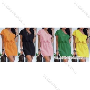 Sommer Kurzarm Sommerkleid (S / M ONE SIZE) ITALIENISCHE MODE IMWY21019