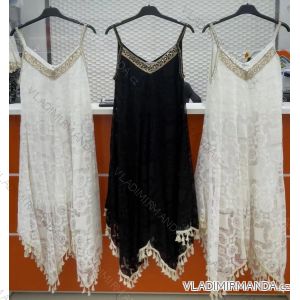 Kleid mit 3/4 Ärmeltasche für Damen (uni sl) ITALIAN Fashion IMWD20527