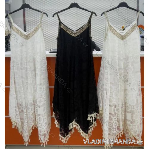 Kleid mit 3/4 Ärmeltasche für Damen (uni sl) ITALIAN Fashion IMWD20527