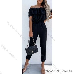 Overal dlouhý elegantní carmen dámský (S/M ONE SIZE) TURECKÁ MÓDA IMWK22EB22418