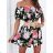 Langer Sommer-Kurzarm-Overall für Damen (S / M / L ONE SIZE) ITALIAN FASHION IMWY22039