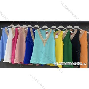 Ärmellose Sommertunika für Damen (S / M ONE SIZE) ITALIAN FASHION IMWOP22OP0319