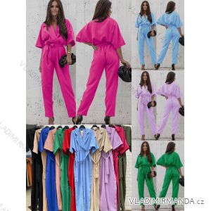 Langer Sommer-Kurzarm-Overall für Damen (S / M ONE SIZE) ITALIAN FASHION IMWOP22OP0309