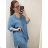 Šaty klasik  dlouhý rukáv dámske (M/L ONE SIZE) TALIANSKÁ MÓDA IMB21300