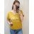 T-Shirt vayage Kurzarm Frauen (uni s / m) ITALIAN FASHIONIM420165 schwarz