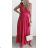 Langes ärmelloses Sommerkleid für Damen (S / M ONE SIZE) ITALIAN FASHION IMWB222506
