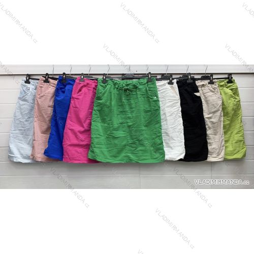 Sukně letní krátká strečová dámská (L/XL ONE SIZE) ITALSKÁ MÓDA IMWA222536