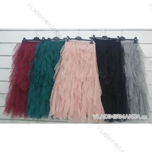 Langer Sommerrock aus Tüll für Damen (S / M ONE SIZE) ITALIAN FASHION IMWA222541