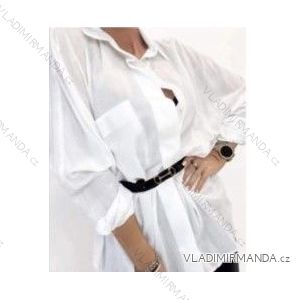 Košile oversize letní dlouhý rukáv dámská (S/M ONE SIZE) ITALSKÁ MÓDA IMWB22021