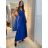 Langes trägerloses Sommerkleid für Damen aus Satin (S/M EINHEITSGRÖSSE) ITALIAN FASHION IMM22360 weiß