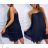 Sommer Chiffon Sommerkleid für Damen (S/M ONE SIZE) ITALIAN FASHION IMWG222553