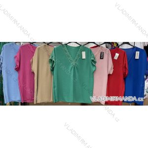 Hemdbluse 3/4 Ärmel (UNI XL-3XL) ITALIENISCHE MODA IM420486
