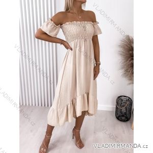 Langes Sommerkleid für Damen Carmen (S / M ONE SIZE) ITALIAN FASHION IMWD222612