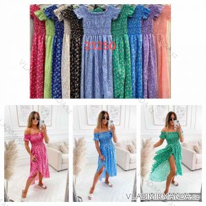 Carmen Sommerfroschkleider für Damen (S / M / L ONE SIZE) ITALIAN FASHION IMWL222651