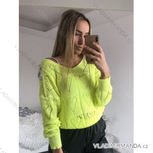 Damen-Kurzarmpullover (uni S / M) ITALIAN FASHION IM419989
