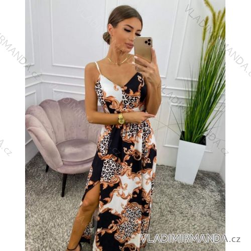 Langes Sommerkleid für Damen (S/M ONE SIZE) ITALIAN FASHION IMWG222482