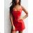 Sommer kurzes Kleid an Trägern Frauen (UNI S-M) ITALIAN FASHION IMM20307