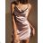Sommer kurzes Kleid an Trägern Frauen (UNI S-M) ITALIAN FASHION IMM20307