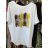 Kurzarm-T-Shirt für Damen (UNI S-M) ITALIAN FASHION IMM20308