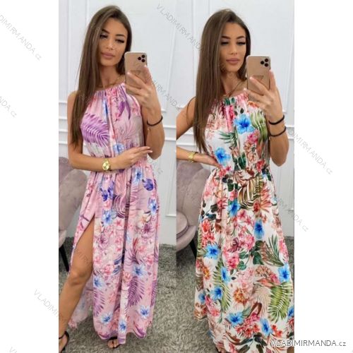 Sommer Kurzarm Sommerkleid (S / M ONE SIZE) ITALIENISCHE MODE IMWY21019
