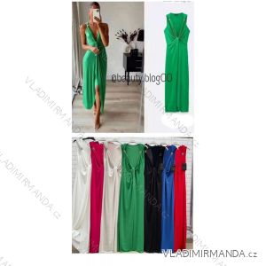 Šaty letní bez rukávu dámské (S/M ONE SIZE) ITALSKÁ MÓDA IMWOP22OP0324