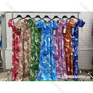 Langes Sommerkleid für Damen Carmen (S / M ONE SIZE) ITALIAN FASHION IMWOP22OP0367