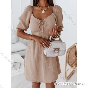 Sommerkleid Langarm geblümte Damen (UNI S / L) ITALIAN FASHION IMK20150