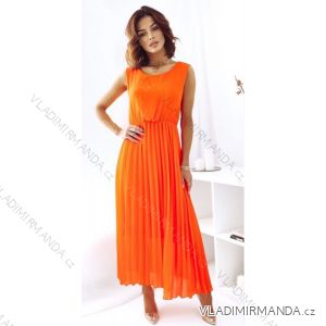 Šaty letní na ramínka dámské (S/M ONE SIZE) ITALSKÁ MÓDA IMWK222604