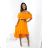 Sommerkleid Langarm geblümte Damen (UNI S / L) ITALIAN FASHION IMK20150