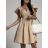 Sommerkleid Langarm geblümte Damen (UNI S / L) ITALIAN FASHION IMK20150