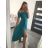 Carmen Sommer Sommer Schulterkleid (UNI S / M) ITALIENISCHE MODE IMM20628 S/M orange