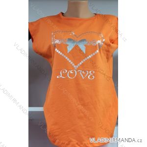 Tričko krátký rukáv dámské (M-XL) TURECKÁ MÓDA TMWG22GYA0170