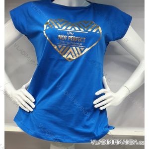 Tričko krátký rukáv dámské (M-XL) TURECKÁ MÓDA TMWG22GYA0170
