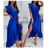Ärmelloses Sommerkleid für Frauen (uni sm) ITALIAN FASHION IMD20550