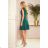 Ärmelloses Sommerkleid für Frauen (uni sm) ITALIAN FASHION IMD20550 M grün