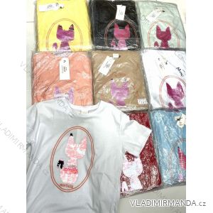 Tričko krátký rukáv dámské (S-XL) TURECKÁ MÓDA TMWG22G5325