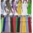 Langes ausgestelltes Damenkleid Carmen Shoulders (S / M ONE SIZE) ITALIAN FASHION IMWA221622