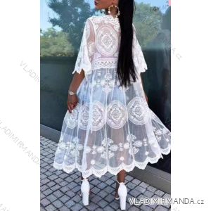 Kleid mit Knöpfen und geknöpften Damen (uni s-m) ITALIAN FASHION IM2203948