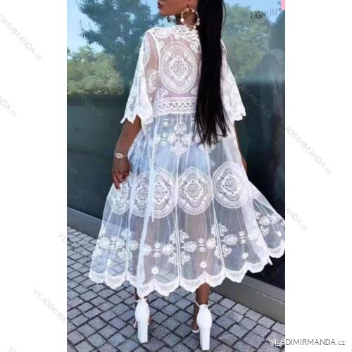 Kleid mit Knöpfen und geknöpften Damen (uni s-m) ITALIAN FASHION IM2203948